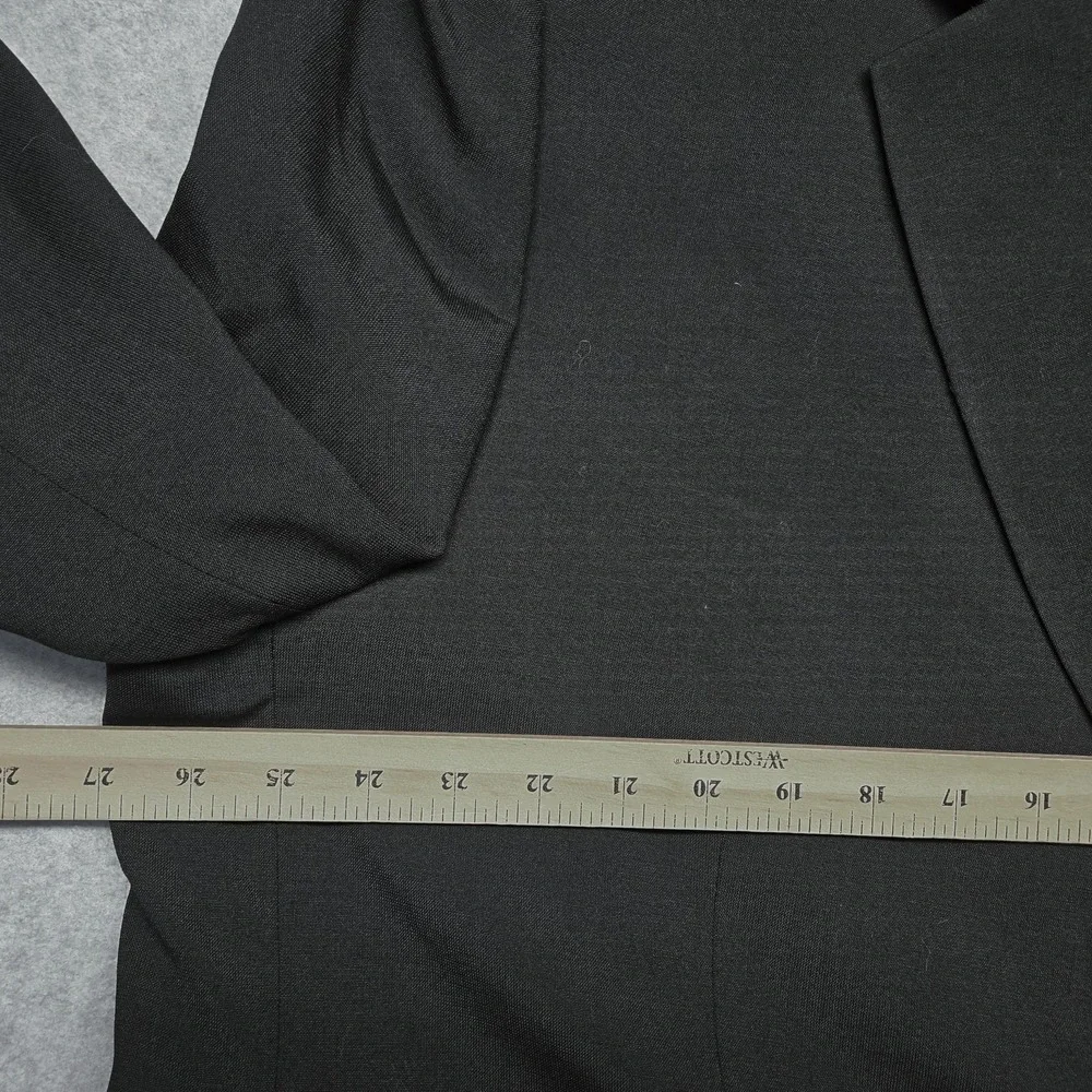 Oak Hill Blazer Mens 52 Black Wool Stretch Two Button Big Tall Suit Jacket